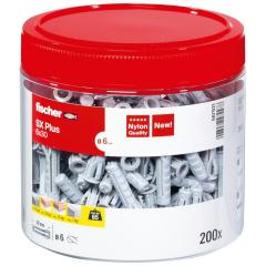 fischer Cheville à expansion SX Plus 6 x 30 | Boîte | 200 pièces