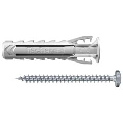 fischer Taco de expansión SX Plus 6 x 30 S con tornillo PH TX | 100 piezas