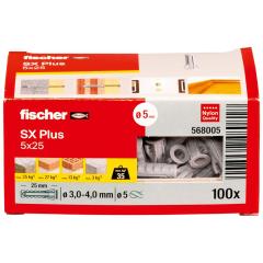 fischer Spreizdübel SX Plus 5 x 25 | 100 Stück