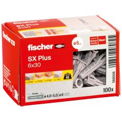 fischer Spreizdübel SX Plus 6 x 30 | 100 Stück