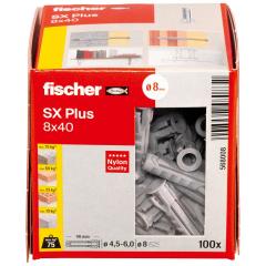 fischer Spreizdübel SX Plus 8 x 40 | 100 Stück