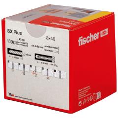 fischer Spreizdübel SX Plus 8 x 40 | 100 Stück