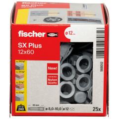 fischer Spreizdübel SX Plus 12 x 60 | 25 Stück