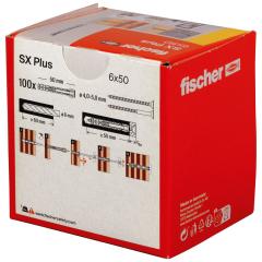 fischer Spreizdübel SX Plus 6 x 50 | 100 Stück