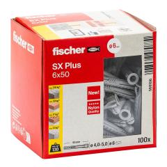 fischer Spreizdübel SX Plus 6 x 50 | 100 Stück