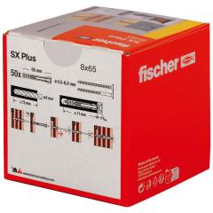 fischer Tassello SX Plus 8 x 65 | 50 pezzi