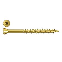 fischer Flooring screws 3,5 x 35/24, TX10, countersunk head,  steel galvanized, yellow passivated - 200 pieces