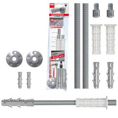 TOX Abstandsmontagesystem Thermo Proof Mini M8 x 240 mm / Klemmstärke: 200 mm | 2 Stück