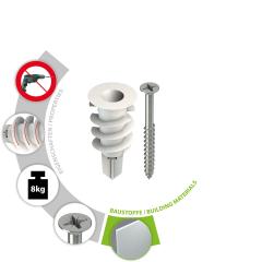 TOX Gipskartondübel Spiral 32 + Schraube | 50 Stück