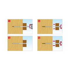 TOX Justierschraube Distance 6x80 mm | 100 Stück