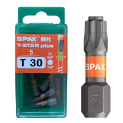 SPAX T-STAR plus bit T30, Lengte: 25 mm - 5 stuk