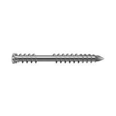 SPAX Tornillo para terraza, 5 x 40/21, Cabeza cilíndrica, T-STAR plus, inoxidable A2 (1.4567) - 200 unidades