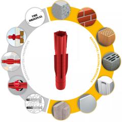 TOX Allzweckdübel Tri  6x36 mm + Schraube  | 50 Stück