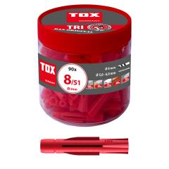 TOX Allzweckdübel Tri 8x51 mm in Runddose | 90 Stück