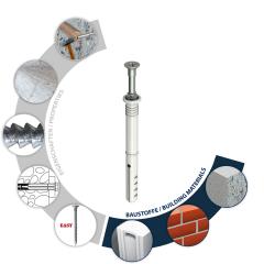 Nageldübel Attack KB 6x50 mm | 50 Stück