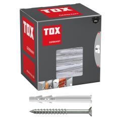 Allzweck-Rahmendübel Tetrafix XL 10x100 mm + Schraube | 25 Stück