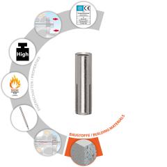 TOX Anclaje contra impactos Impact M8x30 mm | 100 piezas