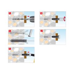 Metrischer Langdübel Control 12x60 mm | 25 Stück