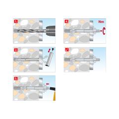 TOX Bolzenanker S-Fix Pro M10x105/25 mm | 25 Stück