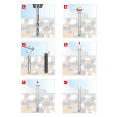 TOX Stand-alone WC fastening Toilet XL | 100 pieces