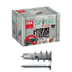 TOX Plasterboard wall plug Spiral Plus 37-2 + screw | 50 pieces