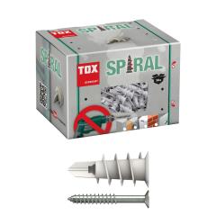 TOX Tassello per cartongesso Spiral 32 + vite | 50 pezzi