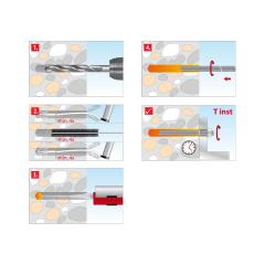 Gewindestange Stix-VZ M8x110 mm, verzinkt | 10 Stück