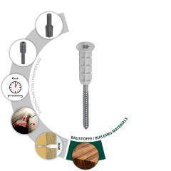 TOX Abstandsmontagesystem Thermo Proof Wood Mini M8x110/50-80 (2 Stk.) | 2 Stück