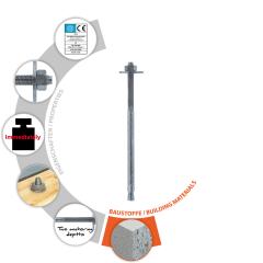 Bolzenanker Slim Fix M12x240/146+161 mm | 20 Stück