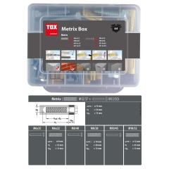 TOX Messing Spreizdübel - Sortiment Metrix Box 64 tlg. | 64 Stück