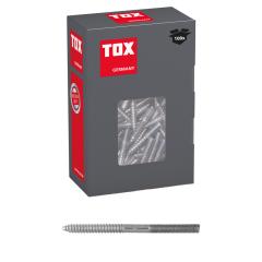 TOX Vis à double filetage Boltix M8x60 mm | 100 pièces