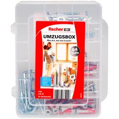 fischer Umzugsbox DuoPower 6, 8 (64 teilig)